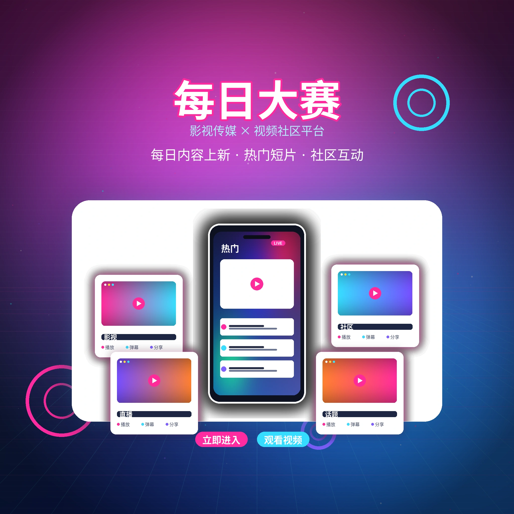 每日大赛品牌中心形象展示